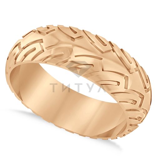 Ювелирная компания «ТИТУЛ» Кольцо из красного золота без камней