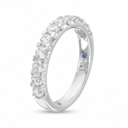 Обручальное кольцо "Грини судьбы" с сапфиром и бриллиантами
