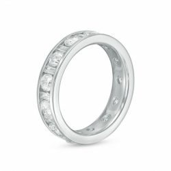 Обручальное кольцо "Чувственная грация" с бриллиантом