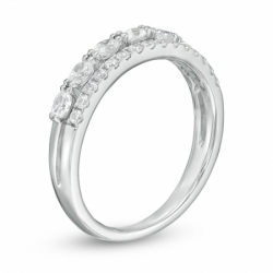 Обручальное кольцо "Персифона" с бриллиантом