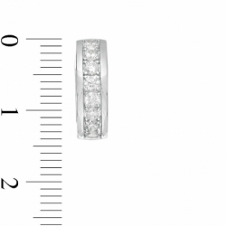 Серьги из серебра 925 пробы с бриллиантом