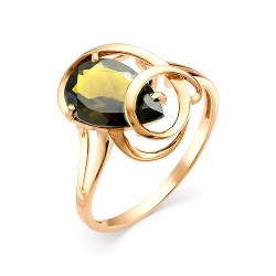 Кольцо из золота c султанитом