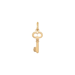 Золотая подвеска «Ключ» без камней SOKOLOV