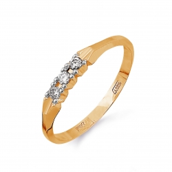 Т141613712 золотое кольцо обручальное с бриллиантами