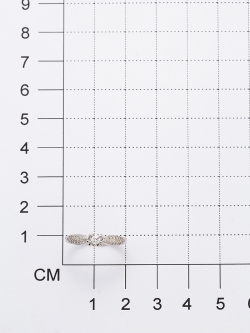 Кольцо из белого золота бриллиантом
