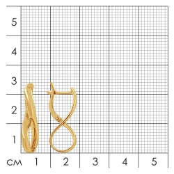 Серьги из золота 585 пробы