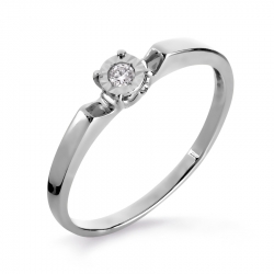 Т305616130 кольцо с бриллиантом