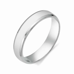 Классическое обручальное кольцо без камней