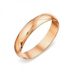 Т100019065 обручальное золотое кольцо без камней