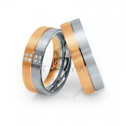 Т-28928 золотые парные обручальные кольца (ширина 6 мм.) (цена за пару)