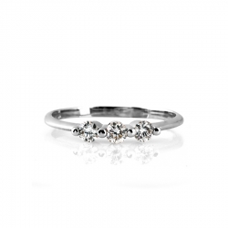 Т301014561 кольцо из белого золота с бриллиантами
