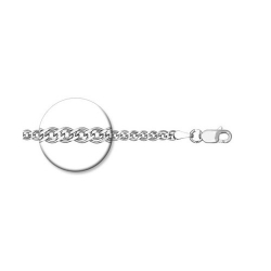 Цепочка серебрянная диаметр 0,5 мм, Плетение «Нонна»