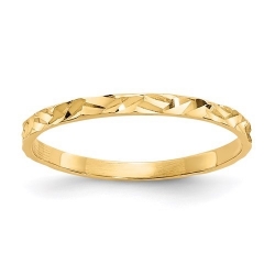 Детское кольцо  из желтого золота 