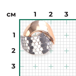 Кольцо из комбинированного золота