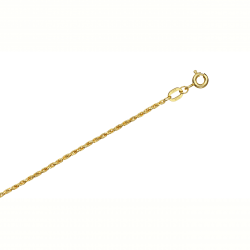 Цепочка из золота Китайский шнур с алмазной гранью