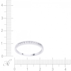 Кольцо из белого золота 585 пробы с бриллиантами
