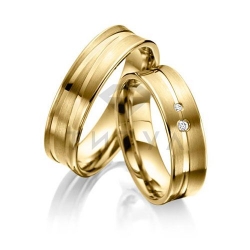 Т-37162 золотые парные обручальные кольца (цена за пару)
